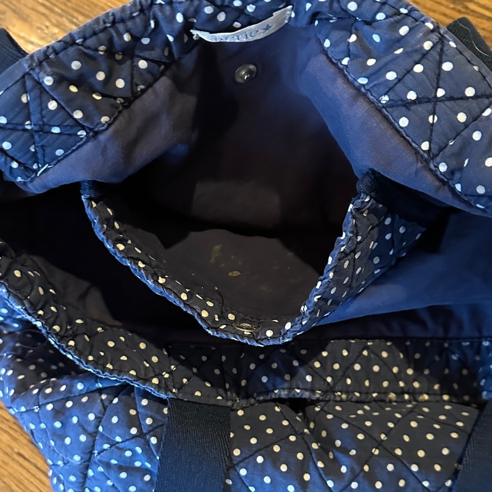 Aerie Navy Polka Dot Bag! - Picture 4 of 8